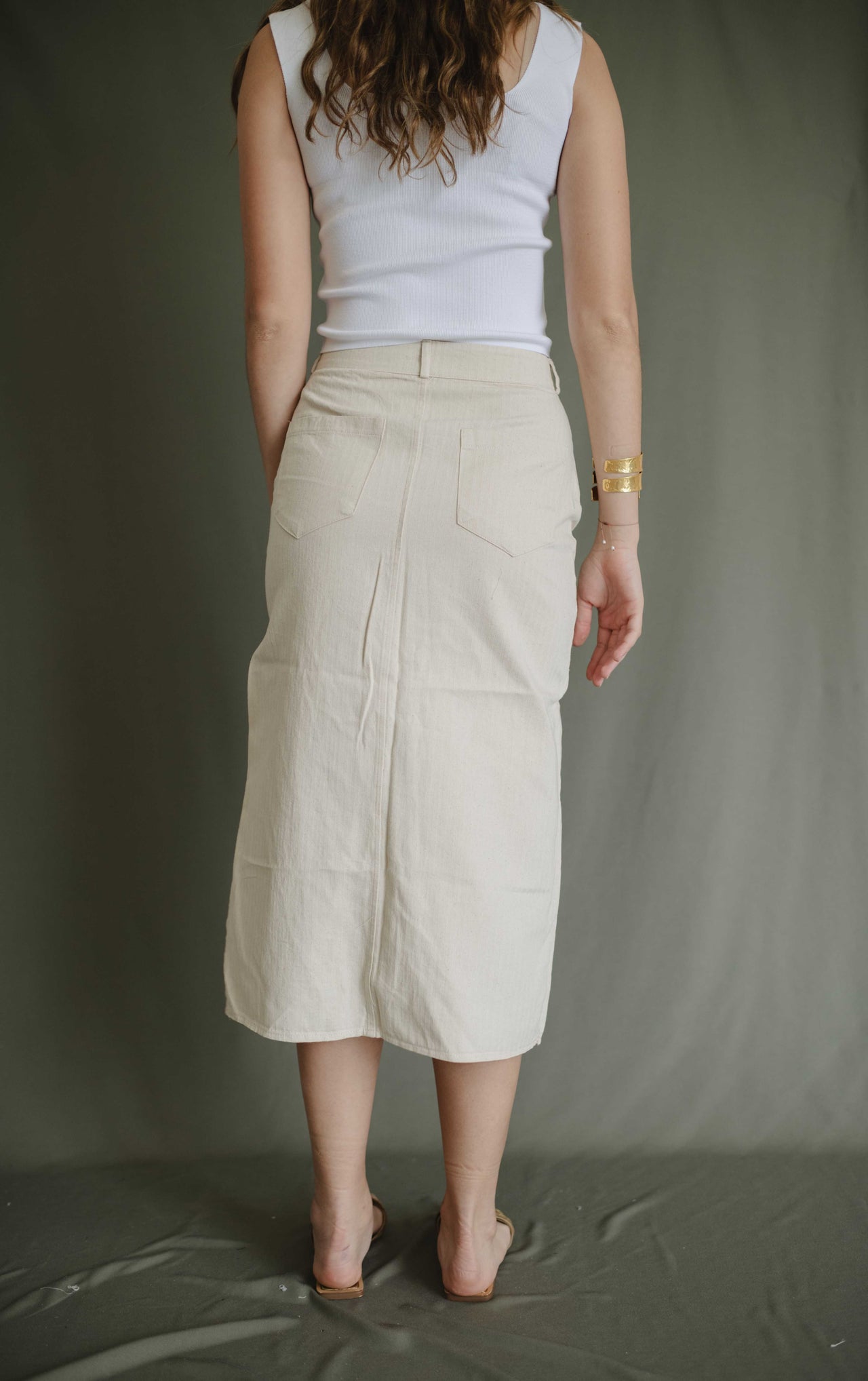 Falda San Francisco Beige