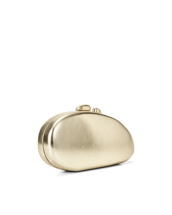 Gold Structured Clutch