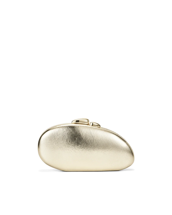Gold Structured Clutch