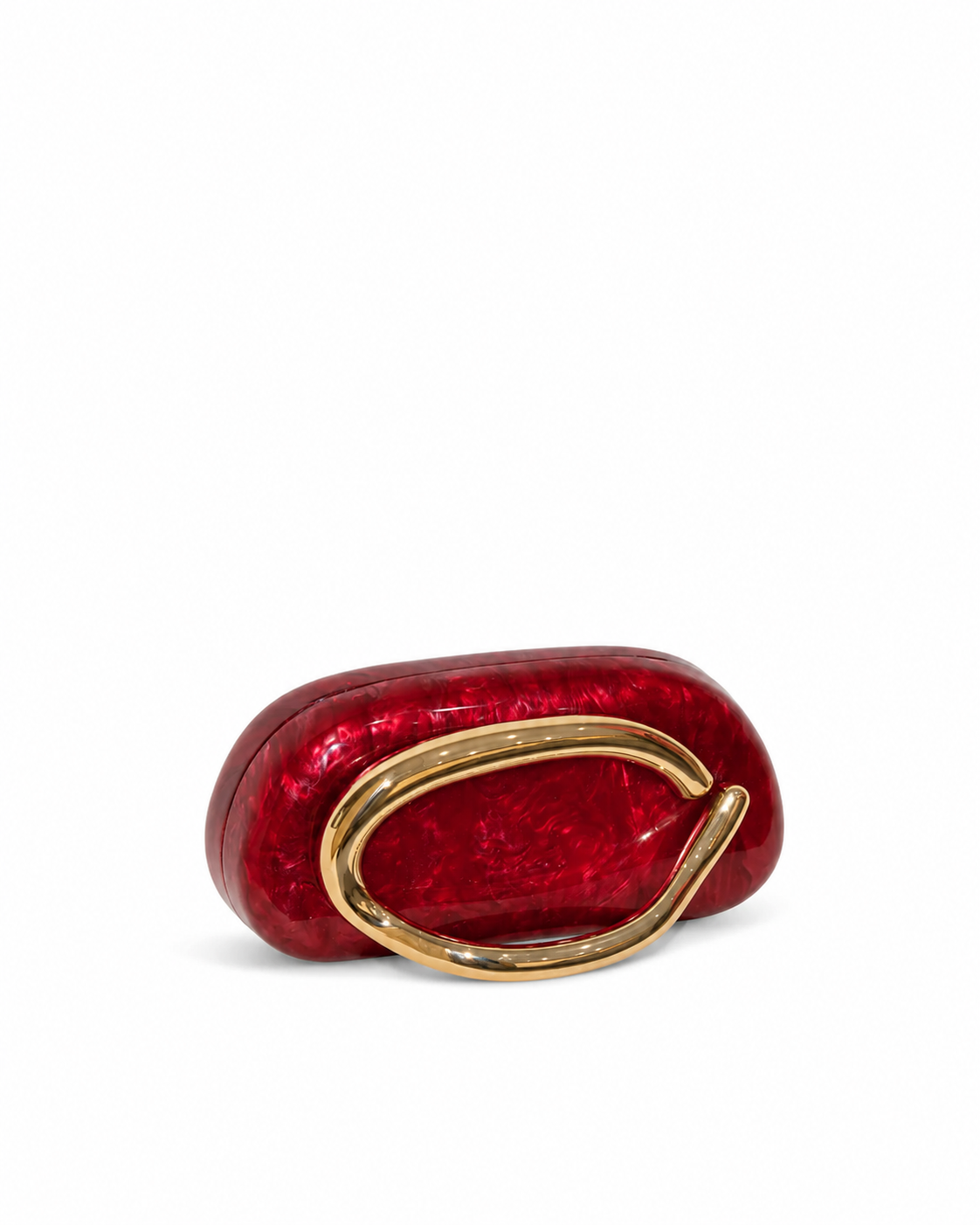 Red Marble Clutch