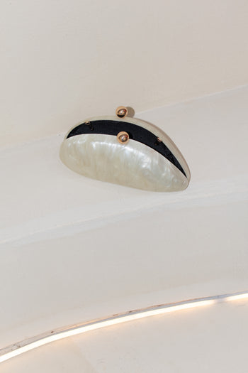 White Pearl Clutch