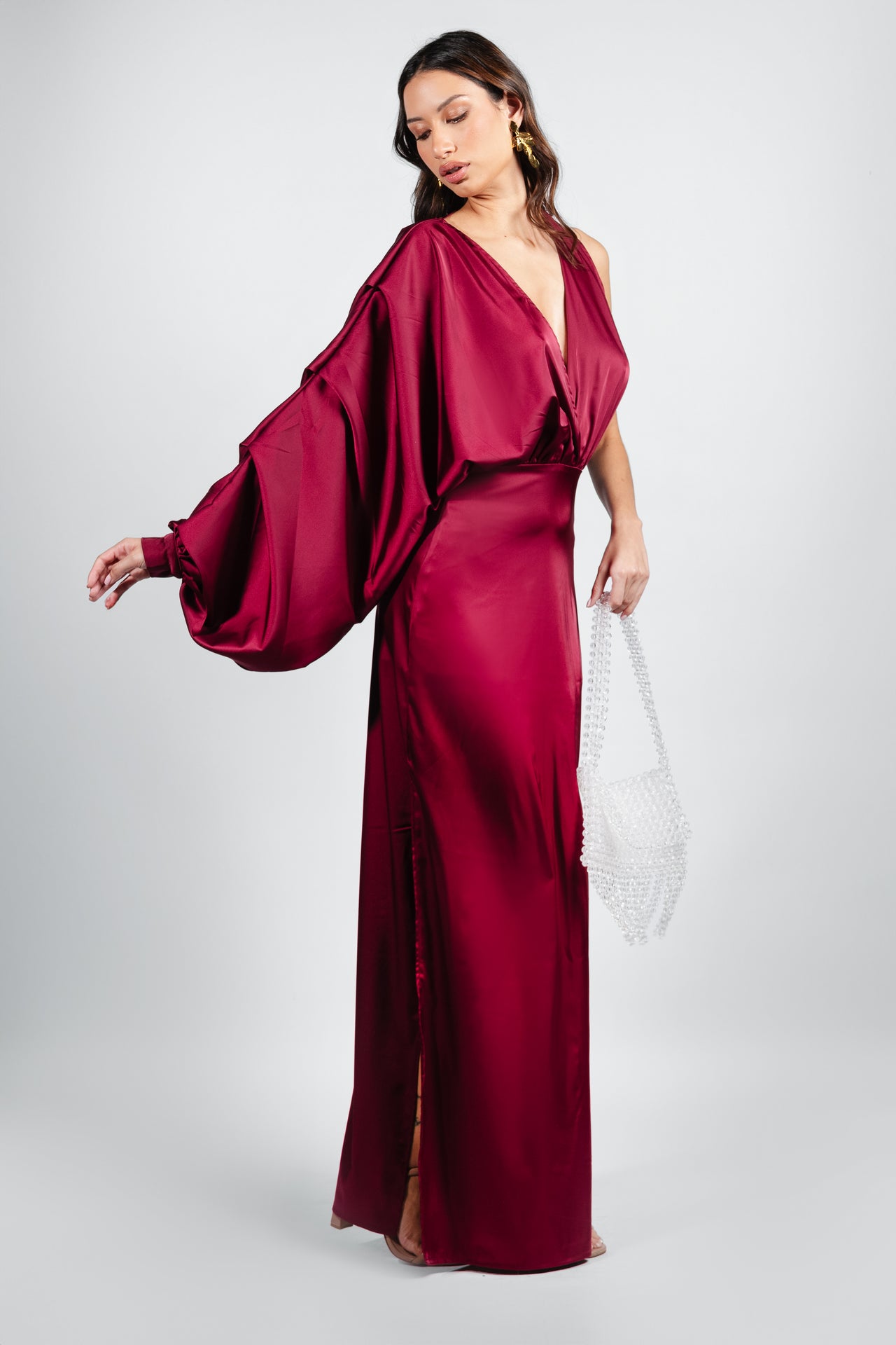 Naht Dress Wine