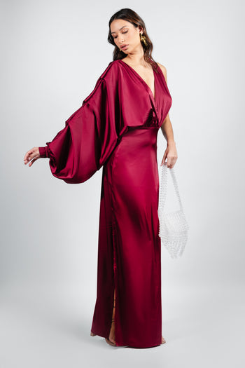 Naht Dress Wine