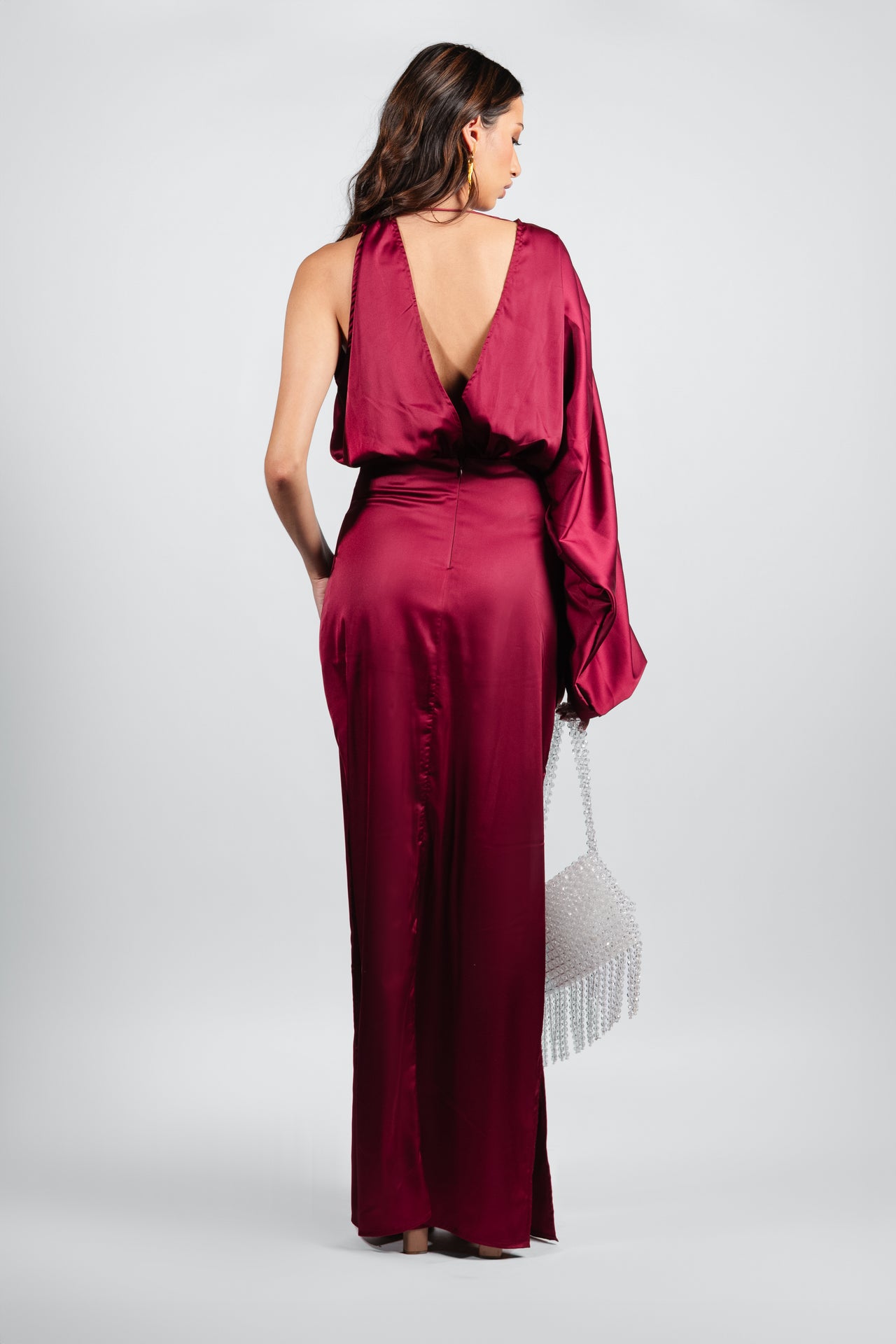 Naht Dress Wine