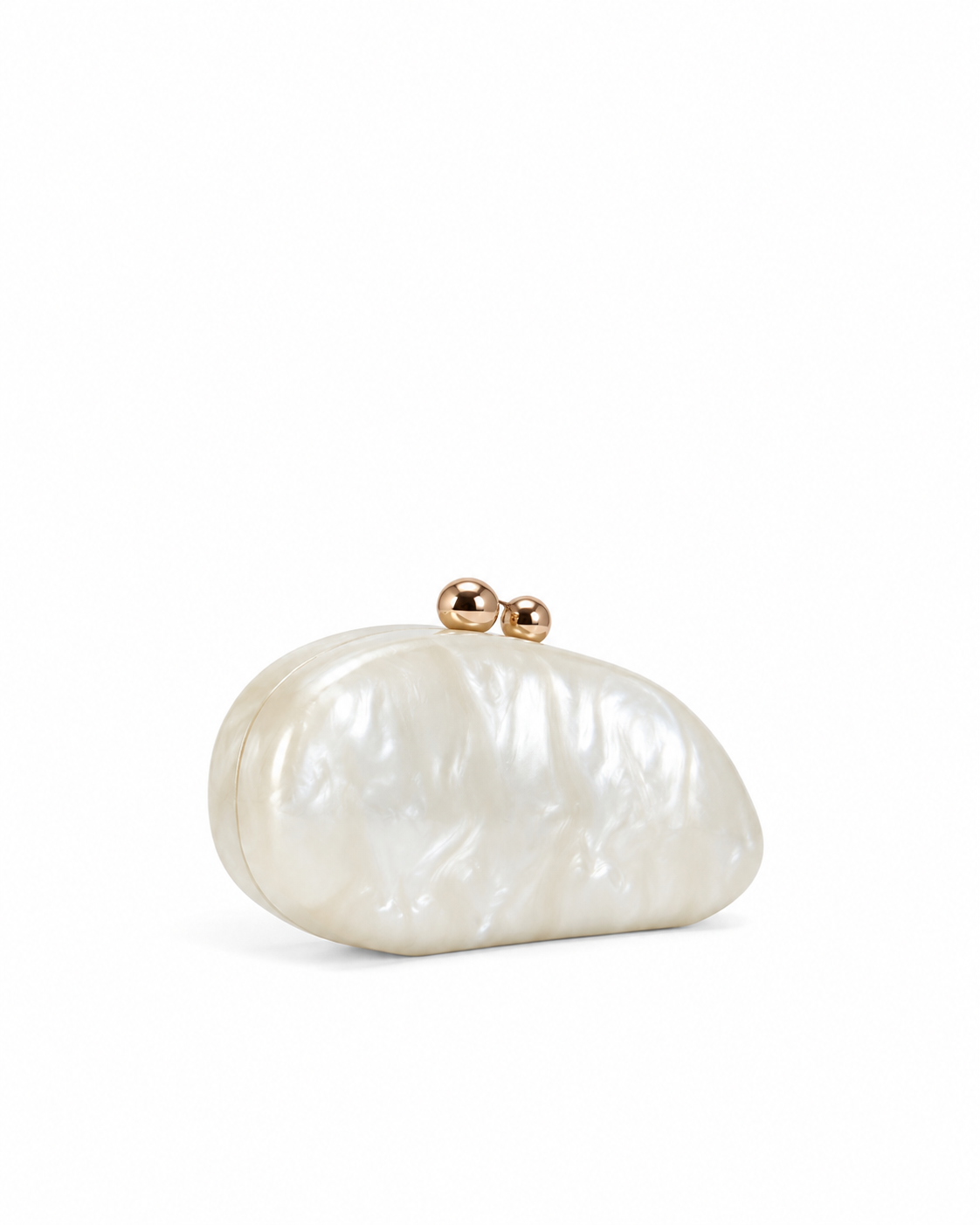 White Pearl Clutch