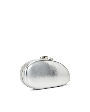 Silver Structured Clutch