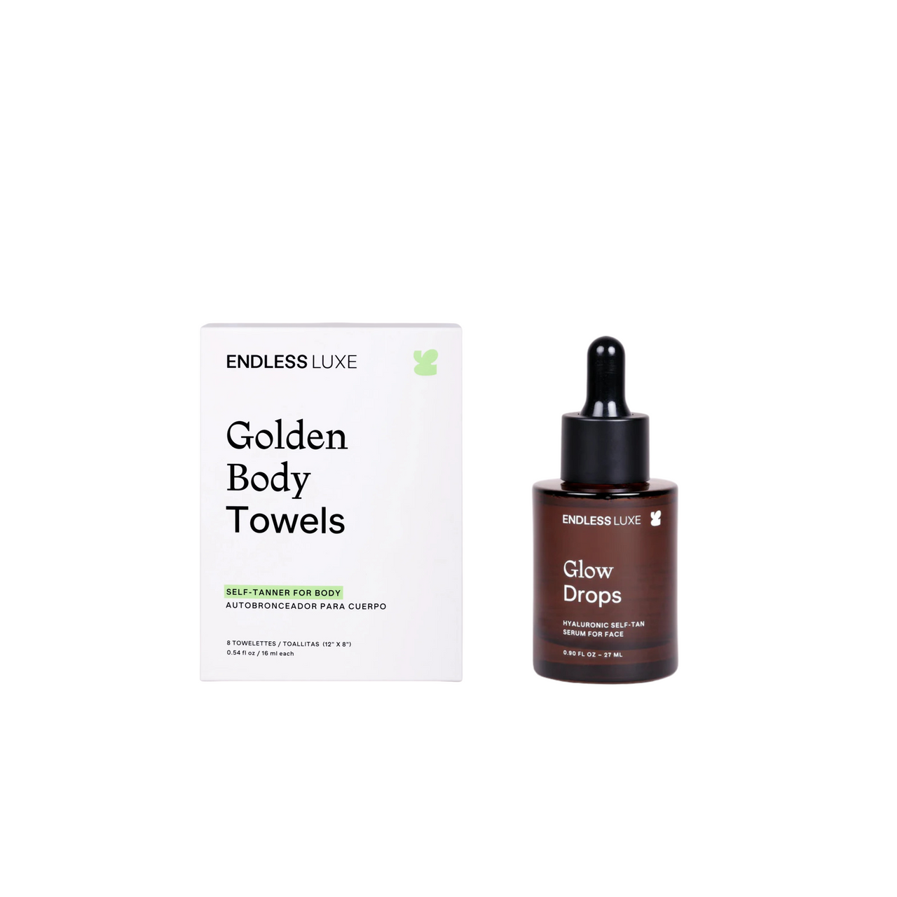Caja Toallitas Cuerpo + Glow Drops