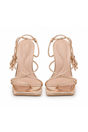 Pink Gold Heels