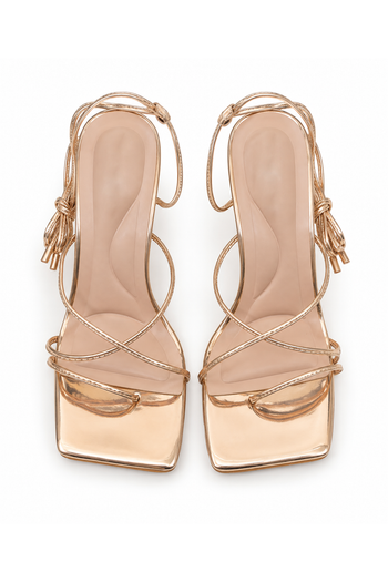Pink Gold Heels